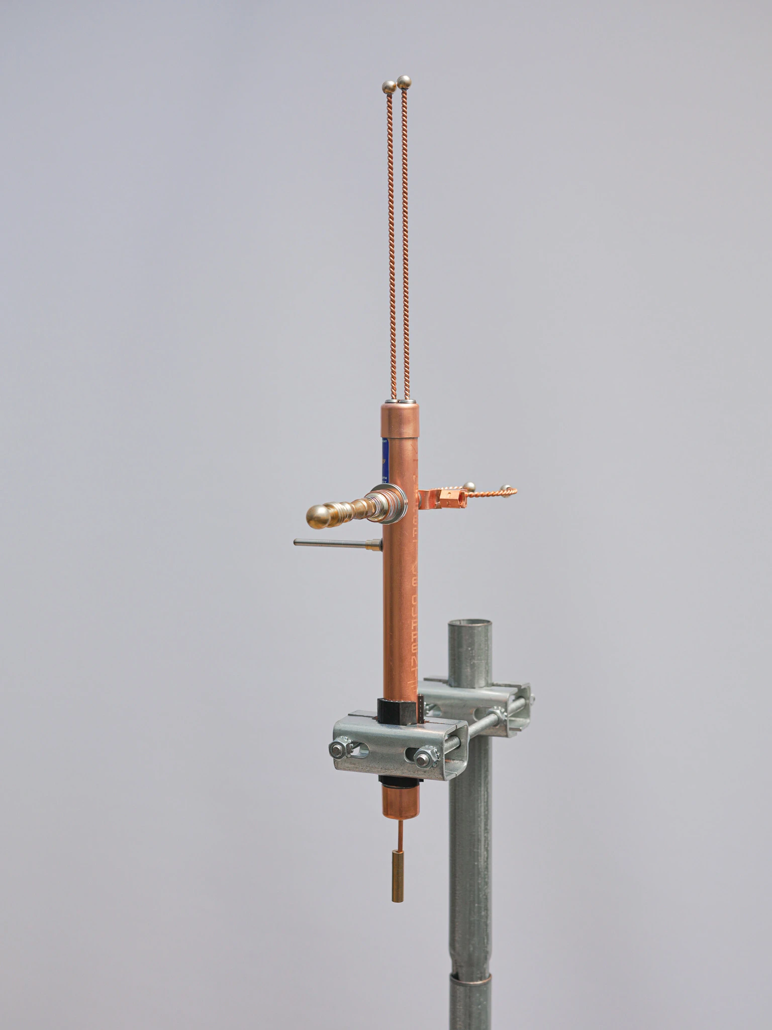 CW2+ Paramagnetic Electroculture Variable Height Antenna, studio shot